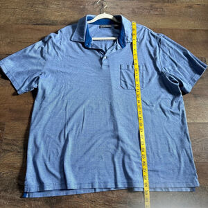 Men's Daniel Cremieux Polo Shirt XXL Blue Clearance